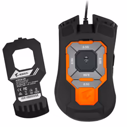 GIGABYTE AORUS M5 mouse Gaming Mano destra USB tipo A Ottico 16000 DPI - Vista aggiuntiva 6