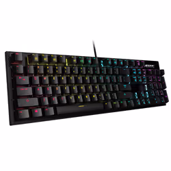 GIGABYTE AORUS K1, Cablato, USB, Interruttore a chiave meccanica, QWERTY, LED RGB, Nero