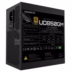 GIGABYTE UD850GM alimentatore per computer 850 W 20+4 pin ATX ATX Nero - Vista aggiuntiva 5