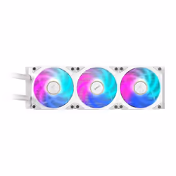 GIGABYTE AORUS WATERFORCE X II 360 ICE Raffreddamento a liquido per CPU AIO - 3x ventole ARGB da 120 mm, LCD a colori, DAISY-CHAIN, compatibile con Intel LGA 1851 e AMD AM5 - Vista aggiuntiva 4