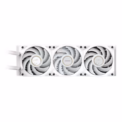 GIGABYTE AORUS WATERFORCE X II 360 ICE Raffreddamento a liquido per CPU AIO - 3x ventole ARGB da 120 mm, LCD a colori, DAISY-CHAIN, compatibile con Intel LGA 1851 e AMD AM5 - Vista aggiuntiva 5