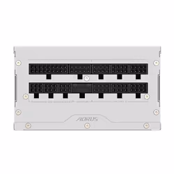GIGABYTE AORUS ELITE P850W ICE Alimentatore - PCIe 5.0, 80 PLUS Platinum, Design completamente modulare, Ventola da 120 mm, Compatibile con ATX 3.0, Spina EU - Vista aggiuntiva 7