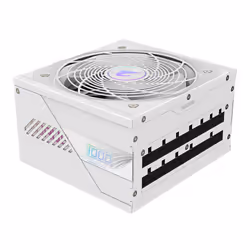 GIGABYTE AORUS ELITE P1000W ICE Alimentatore - PCIe 5.0, 80 PLUS Platinum, Design completamente modulare, Ventola da 120 mm, Compatibile con ATX 3.0, Spina EU - Vista aggiuntiva 5