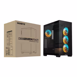 GIGABYTE C500 PANORAMIC STEALTH Midi Tower Nero - Vista aggiuntiva 8