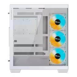 GIGABYTE C500 PANORAMIC STEALTH Midi Tower Bianco - Vista aggiuntiva 3