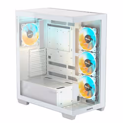GIGABYTE C500 PANORAMIC STEALTH Midi Tower Bianco - Vista aggiuntiva 6