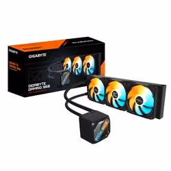 GIGABYTE GAMING 360 Raffreddamento Liquido per CPU - 3x120 mm Ventole ARGB, Meccanismo di bloccaggio a scorrimento, DAISY-CHA ...