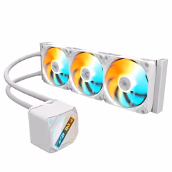 GIGABYTE GAMING 360 ICE Refroidisseur Liquide pour CPU - 3x120 mm Ventilateurs ARGB, Mécanisme d'emboîtement coulissant, DAIS ...