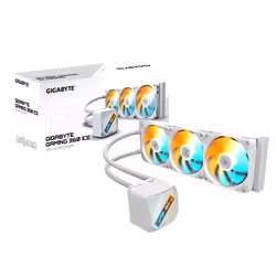 GIGABYTE GAMING 360 ICE Refroidisseur Liquide pour CPU - 3x120 mm Ventilateurs ARGB, Mécanisme d'emboîtement coulissant, DAISY-CHAIN, Compatible Intel LGA 1851 et AMD AM5 - Vista aggiuntiva 5