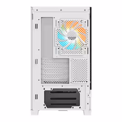 GIGABYTE C201 PANORAMIC ICE Case per PC – Mid Tower, m-ATX, supporto radiatore da 360 mm, 3 ventole preinstallate, USB 3.0, supporto RGB Fusion - Vista aggiuntiva 5