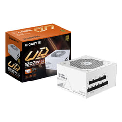 GIGABYTE UD1000GM PG5 V2 ICE Alimentatore – PCIe Gen 5.1, 80 PLUS Gold, Design completamente modulare, Ventola da 120 mm, Compatibile con ATX 3.1, Spina EU