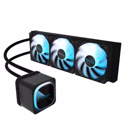 GIGABYTE EAGLE 360 Sistema di Raffreddamento a Liquido per CPU - 3x120mm Ventole ARGB, display LCD a colori, DAISY-CHAIN, Compatibile con Intel LGA 1851 e AMD AM5 - Vista aggiuntiva 2