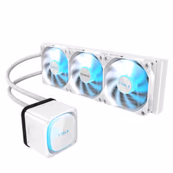 GIGABYTE EAGLE 360 ICE Sistema di Raffreddamento a Liquido per CPU - 3x120mm Ventole ARGB, display LCD a colori, DAISY-CHAIN, Compatibile con Intel LGA 1851 e AMD AM5 - Vista aggiuntiva 2
