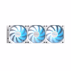 GIGABYTE EAGLE 360 ICE Sistema di Raffreddamento a Liquido per CPU - 3x120mm Ventole ARGB, display LCD a colori, DAISY-CHAIN, Compatibile con Intel LGA 1851 e AMD AM5 - Vista aggiuntiva 3