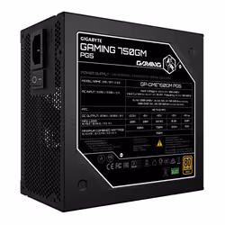GIGABYTE GAMING 750GM PG5 Alimentatore – PCIe 5.1, 80 PLUS Gold, design completamente modulare, ventola da 135 mm, compatibile ATX 3.1, spina EU - Vista aggiuntiva 4