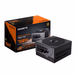 GIGABYTE GAMING 750GM PG5 Alimentatore – PCIe 5.1, 80 PLUS Gold, design completamente modulare, ventola da 135 mm, compatibile ATX 3.1, spina EU - Vista aggiuntiva 7