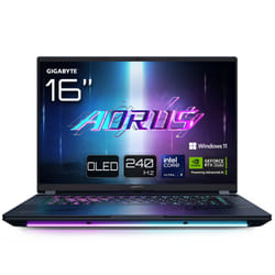 GIGABYTE AORUS MASTER 16 BZHC6PTE64SP laptop Intel Core Ultra 9 275HX Computer portatile 40,6 cm (16") WQXGA 32 GB DDR5-SDRAM 1 TB SSD NVIDIA GeForce RTX 5090 Wi-Fi 7 (802.11be) Windows 11 Pro Nero