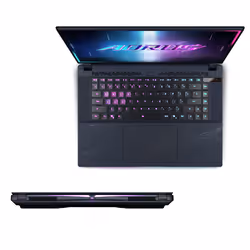 GIGABYTE AORUS MASTER 16 BZHC6PTE64SP laptop Intel Core Ultra 9 275HX Computer portatile 40,6 cm (16") WQXGA 32 GB DDR5-SDRAM 1 TB SSD NVIDIA GeForce RTX 5090 Wi-Fi 7 (802.11be) Windows 11 Pro Nero