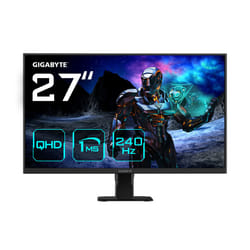 GIGABYTE GS27Q X Monitor gaming 27" QHD - 2560 x 1440, 240Hz, 1ms, 300 cd/m², FreeSync Premium Pro, HDR Ready, HDMI 2.0, DisplayPort 1.4