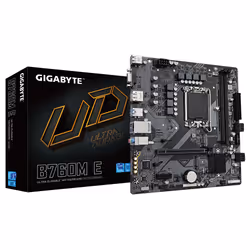 GIGABYTE B760M E Scheda madre - Supporta CPU Intel Core 14ª generazione, VRM a 6+1+1 fasi, fino a 7200 MHz DDR5 (OC), 2xPCIe  ...