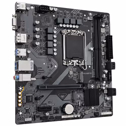 GIGABYTE B760M E Scheda madre - Supporta CPU Intel Core 14ª generazione, VRM a 6+1+1 fasi, fino a 7200 MHz DDR5 (OC), 2xPCIe 4.0 M.2, LAN 1 GbE, USB 3.2 Gen 1