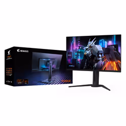 GIGABYTE Monitor da gioco AORUS FO32U2 OLED da 32” - 3840 x 2160 (UHD), 240Hz, 0,03ms, KVM, 250 cd/m², FreeSync Premium Pro, DisplayHDR True Black 400, HDMI 2.1 - Vista aggiuntiva 8