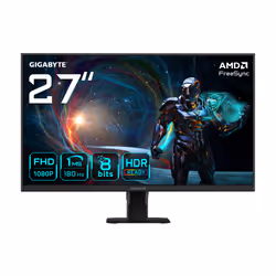 GIGABYTE GS27FA Monitor da gioco 27" FHD - 1920 x 1080, 180Hz, 1ms, 300 cd/m², FreeSync, HDR Ready, HDMI 2.0, Displayport 1.4 ...