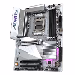 GIGABYTE B650E AORUS ELITE X AX ICE Scheda madre - AMD Ryzen serie 9000, VRM a 12+2+2 fasi, fino a 8000 MHz DDR5 (OC), 1xPCIe 5.0 + 2xPCIe 4.0 M.2, LAN 2,5 GbE, WIFI 6E, USB 3.2 Gen 2 - Vista aggiuntiva 4