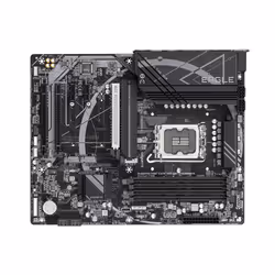 GIGABYTE Z790 EAGLE Scheda madre - Supporta CPU Intel Core di 14a generazione, VRM a 12+1+1 fasi, fino a 7600 MHz DDR5 (OC), 3xPCIe 4.0 M.2, LAN 2,5 GbE, USB 3.2 Gen 2 - Vista aggiuntiva 4