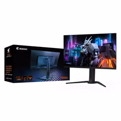 GIGABYTE AORUS FO32U 31,5” Monitor da gioco UHD - 3840 x 2160 (UHD), 165Hz, 0,03ms, 250 cd/m², FreeSync Premium Pro, DisplayHDR True Black 400, HDMI 2.1, DisplayPort 1.4 - Vista aggiuntiva 8