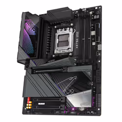 GIGABYTE X870E AORUS MASTER Scheda Madre - Supporta CPU AMD Ryzen 9000, 16+2+2 fasi VRM digitali, fino a 8600MHz DDR5 (OC), 3xPCIe 5.0 + 1xPCIe 4.0, Wi-Fi 7, LAN 5GbE, USB 4 - Vista aggiuntiva 4