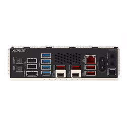 GIGABYTE X870E AORUS MASTER Scheda Madre - Supporta CPU AMD Ryzen 9000, 16+2+2 fasi VRM digitali, fino a 8600MHz DDR5 (OC), 3xPCIe 5.0 + 1xPCIe 4.0, Wi-Fi 7, LAN 5GbE, USB 4 - Vista aggiuntiva 5