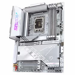 GIGABYTE Z890 AORUS PRO ICE Scheda Madre - Supporta CPU Intel Core Ultra (Serie 2), VRM a 16+1+2 fasi, fino a 9500MHz DDR5 (OC), 1xPCIe 5.0 + 4xPCIe 4.0, Wi-Fi 7, LAN 5GbE, Thunderbolt 4 - Vista aggiuntiva 4
