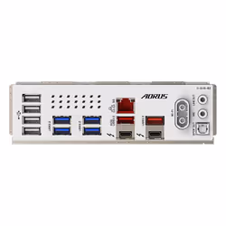 GIGABYTE Z890 AORUS PRO ICE Scheda Madre - Supporta CPU Intel Core Ultra (Serie 2), VRM a 16+1+2 fasi, fino a 9500MHz DDR5 (OC), 1xPCIe 5.0 + 4xPCIe 4.0, Wi-Fi 7, LAN 5GbE, Thunderbolt 4 - Vista aggiuntiva 5