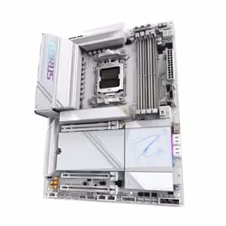 GIGABYTE X870E AORUS PRO ICE Scheda Madre - Supporta CPU AMD Ryzen 9000, 16+2+2 Fasi VRM Digitale, fino a 8000MHz DDR5 (OC), 3xPCIe 5.0 + 1xPCIe 4.0, Wi-Fi 7, 2.5GbE LAN, USB 4 - Vista aggiuntiva 4