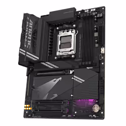 GIGABYTE X870 AORUS ELITE WIFI7 Scheda Madre - Supporta CPU AMD Ryzen 9000, 16+2+2 fasi VRM, fino a 8000MHz DDR5 (OC), 3xPCIe 5.0 + 1xPCIe 4.0, Wi-Fi 7, LAN 2.5GbE, USB 4 - Vista aggiuntiva 4