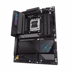 GIGABYTE X870E AORUS PRO Scheda Madre - Supporta CPU AMD Ryzen 9000, 16+2+2 fasi VRM digitali, fino a 8000MHz DDR5 (OC), 3xPCIe 5.0 + 1xPCIe 4.0, Wi-Fi 7, LAN 2.5GbE, USB 4 - Vista aggiuntiva 4