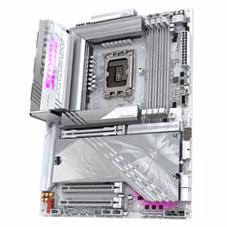 GIGABYTE Z890 AORUS ELITE X ICE Scheda Madre - Supporta CPU Intel Core Ultra (Serie 2), VRM a 16+1+2 fasi, fino a 9500MHz DDR5 (OC), 1xPCIe 5.0 + 4xPCIe 4.0, Wi-Fi 7, LAN 2.5GbE, Thunderbolt 4 - Vista aggiuntiva 4