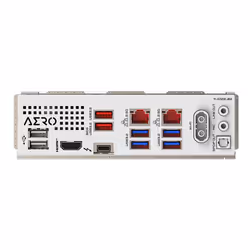 GIGABYTE Z890 AERO G Scheda Madre - Supporta CPU Intel Core Ultra (Serie 2), VRM a 16+1+2 fasi, fino a 8800MHz DDR5 (OC), 1xPCIe 5.0 + 4xPCIe 4.0, Wi-Fi 7, LAN 2.5GbE, Thunderbolt 4 - Vista aggiuntiva 5