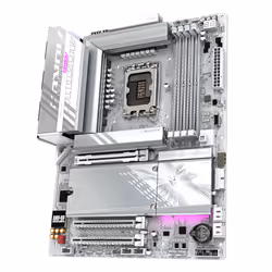 GIGABYTE Z890 AORUS ELITE WIFI7 ICE Scheda Madre - Supporta CPU Intel Core Ultra (Serie 2), VRM a 16+1+2 fasi, fino a 8800MHz DDR5 (OC), 1xPCIe 5.0 + 3xPCIe 4.0, Wi-Fi 7, LAN 2.5GbE, Thunderbolt 4 - Vista aggiuntiva 4