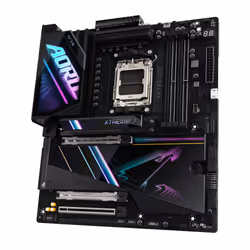 GIGABYTE X870E AORUS XTREME AI TOP Scheda madre - Supporta CPU AMD Ryzen serie 9000, VRM a 18+2+2 fasi, fino a 8800 MHz DDR5 (OC), 1xPCIe 5.0 M.2 + 3xPCIe 4.0 M.2, WI-FI 7, LAN 10 GbE, USB 4 - Vista aggiuntiva 4