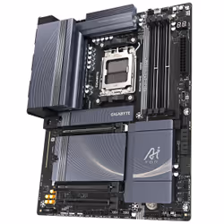 GIGABYTE B850 AI TOP Scheda Madre - Processori AMD Ryzen Serie 9000, 16+2+2 fasi VRM digitali, fino a 8600MHz DDR5 (OC), 2xPCIe 5.0 + 1xPCIe 4.0 M.2, LAN 10GbE, WIFI 7, USB 3.2 Gen 2x2 - Vista aggiuntiva 4