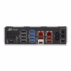 GIGABYTE B850 AI TOP Scheda Madre - Processori AMD Ryzen Serie 9000, 16+2+2 fasi VRM digitali, fino a 8600MHz DDR5 (OC), 2xPCIe 5.0 + 1xPCIe 4.0 M.2, LAN 10GbE, WIFI 7, USB 3.2 Gen 2x2 - Vista aggiuntiva 5
