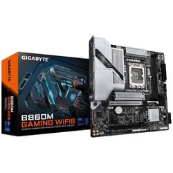 GIGABYTE B860M GAMING WIFI6 Scheda Madre - Intel Core Ultra Series CPUs, 8+1+2 Phases VRM, fino a 9066MHz DDR5, 1xPCIe 5.0 + 1xPCIe 4.0 M.2, 2.5GbE LAN, WIFI 6, USB 3.2 Gen 1