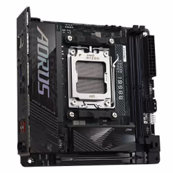 GIGABYTE B850I AORUS PRO Scheda Madre - Supporta processori AMD Ryzen Serie 9000, VRM digitale a 8+2+1 fasi, fino a 8400MHz DDR5 (OC), 1xPCIe 5.0 + 1xPCIe 4.0 M.2, 2.5LAN, WIFI 7, USB 3.2 Gen 2 - Vista aggiuntiva 4