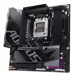 GIGABYTE B840M AORUS ELITE WIFI6E Scheda Madre – CPU AMD Ryzen 9000, VRM a 10+2+2 fasi, fino a 8200 MHz DDR5 (O.C.), 2 x M.2 PCIe 4.0, Wi-Fi 6E, LAN 2.5 GbE, USB 3.2 Gen 2 - Vista aggiuntiva 4