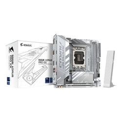 GIGABYTE B860I AORUS PRO ICE Scheda madre - CPU Intel Core Ultra, VRM a 8+1+2+1 fasi, fino a 9200MHz DDR5, 1xPCIe 5.0 + 1xPCIe 4.0 M.2, LAN 2,5 GbE, WIFI 7, Thunderbolt 4