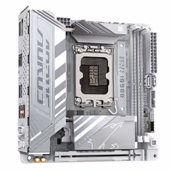 GIGABYTE B860I AORUS PRO ICE Scheda madre - CPU Intel Core Ultra, VRM a 8+1+2+1 fasi, fino a 9200MHz DDR5, 1xPCIe 5.0 + 1xPCIe 4.0 M.2, LAN 2,5 GbE, WIFI 7, Thunderbolt 4