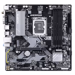 GIGABYTE B760M D3HP WIFI6 Scheda madre - Compatibile con CPU Intel Core di 14ª generazione, VRM digitale a 4+1+1 fasi, fino a 5600 MHz DDR5, 2x M.2 PCIe 4.0, Wi-Fi 6, LAN GbE, USB 3.2 Gen 1