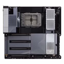 GIGABYTE TRX50 AI TOP-2B Scheda Madre – CPU AMD Ryzen Threadripper PRO 7000, VRM digitale a 16+8+4 fasi, fino a 5200 MHz DDR5, 4 x M.2 PCIe 5.0, Wi-Fi 7, LAN 10 GbE, USB 4
